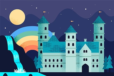 探秘彩虹城堡1：神秘任务与绚丽景点，畅游童话世界